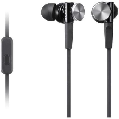 In Ear Headphones Black 1.2M Cord